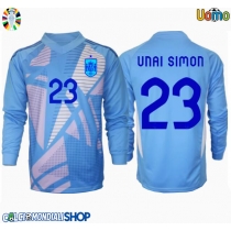 Maglie da calcio Spagna Unai Simon #23 Portiere Prima Maglia Europei 2024 Manica Lunga